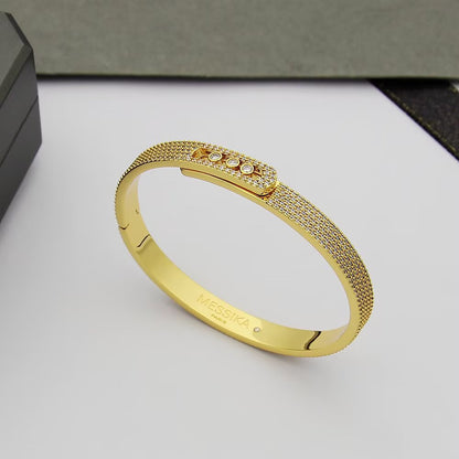 [Marins]Move Noa Full Pavé Diamond Bangle Bracelet
