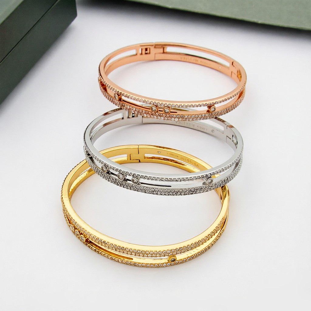 [Marins]Move Romane pavé bangle