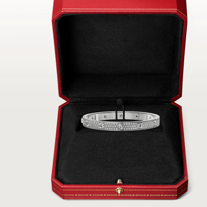 [Marins]LOVE BRACELET 6.1MM DIAMOND-PAVED 10 BIG DIAMONDS