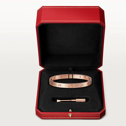 [Marins]LOVE BRACELET 6.1MM 4 DIAMONDS