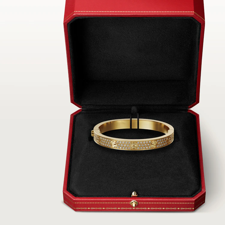 [Marins]LOVE BRACELET 6.1MM DIAMOND-PAVED