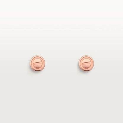 [Marins]LOVE EARRINGS PINK GOLD 10MM
