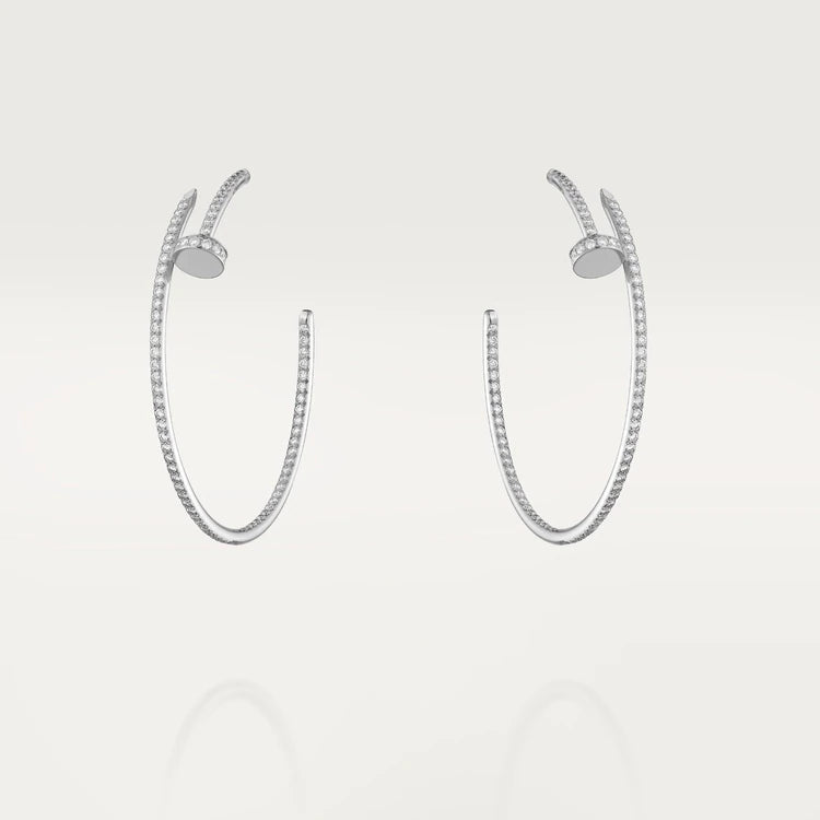 [Marins]JUSTE EARRINGS FULL DIAMONDS 1.8MM