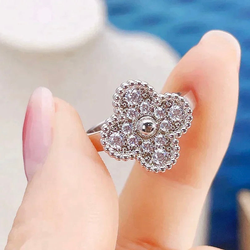 [Marins]CLOVER DIAMOND RING
