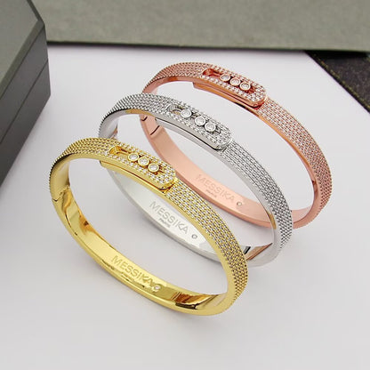 [Marins]Move Noa Full Pavé Diamond Bangle Bracelet