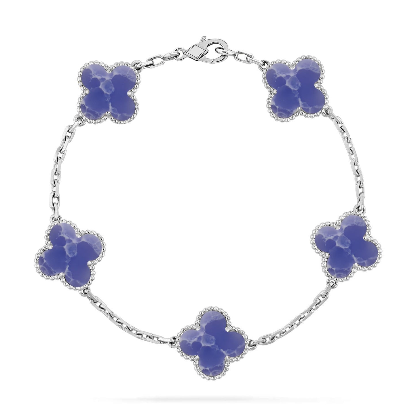 [Marins]CLOVER 5 MOTIF BLUE VEINS BRACELET COLLECTION