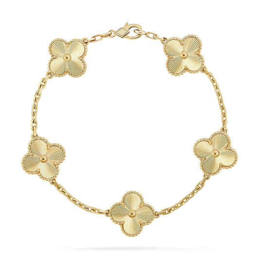 [Marins] クローバー5モチーフ レーザーブレスレットコレクション