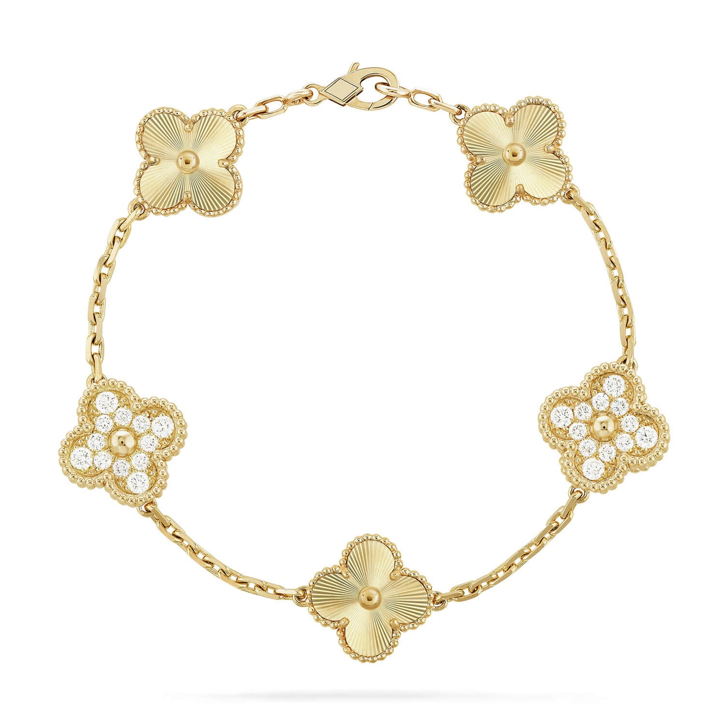 [Marins] CLOVER 5 MOTIF LASER BRACELET COLLECTION