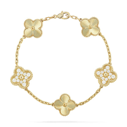 [Marins] CLOVER 5 MOTIF LASER BRACELET COLLECTION