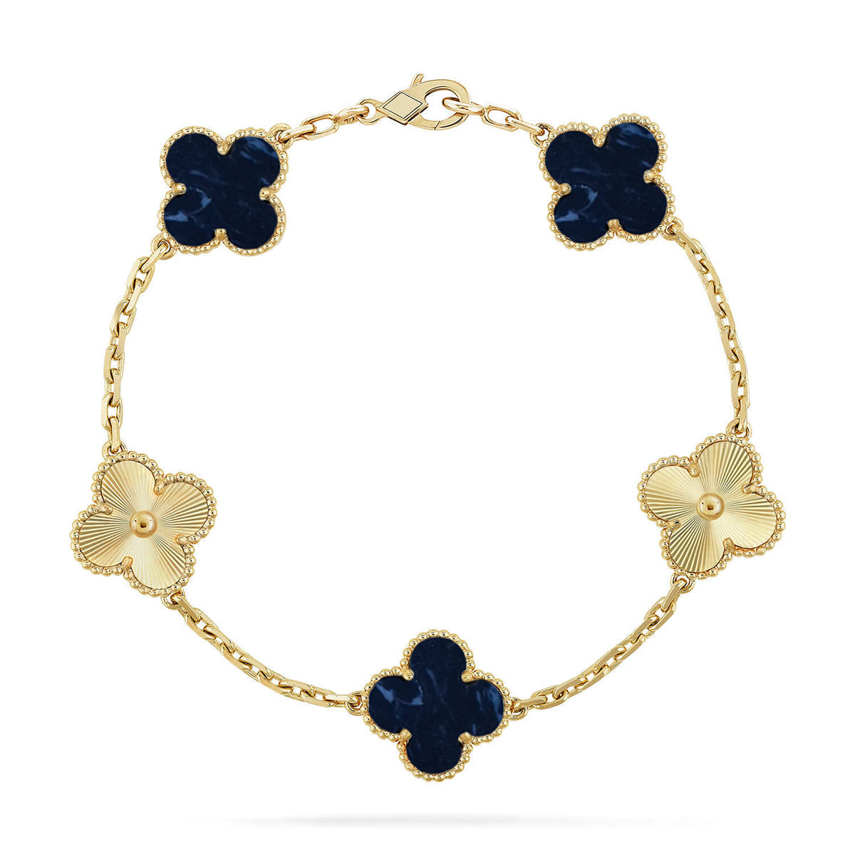 [Marins]CLOVER 5 MOTIF PIETERSITE BRACELET COLLECTION