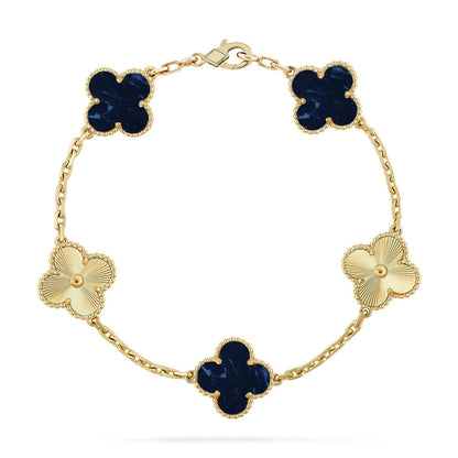 [Marins]CLOVER 5 MOTIF PIETERSITE BRACELET COLLECTION