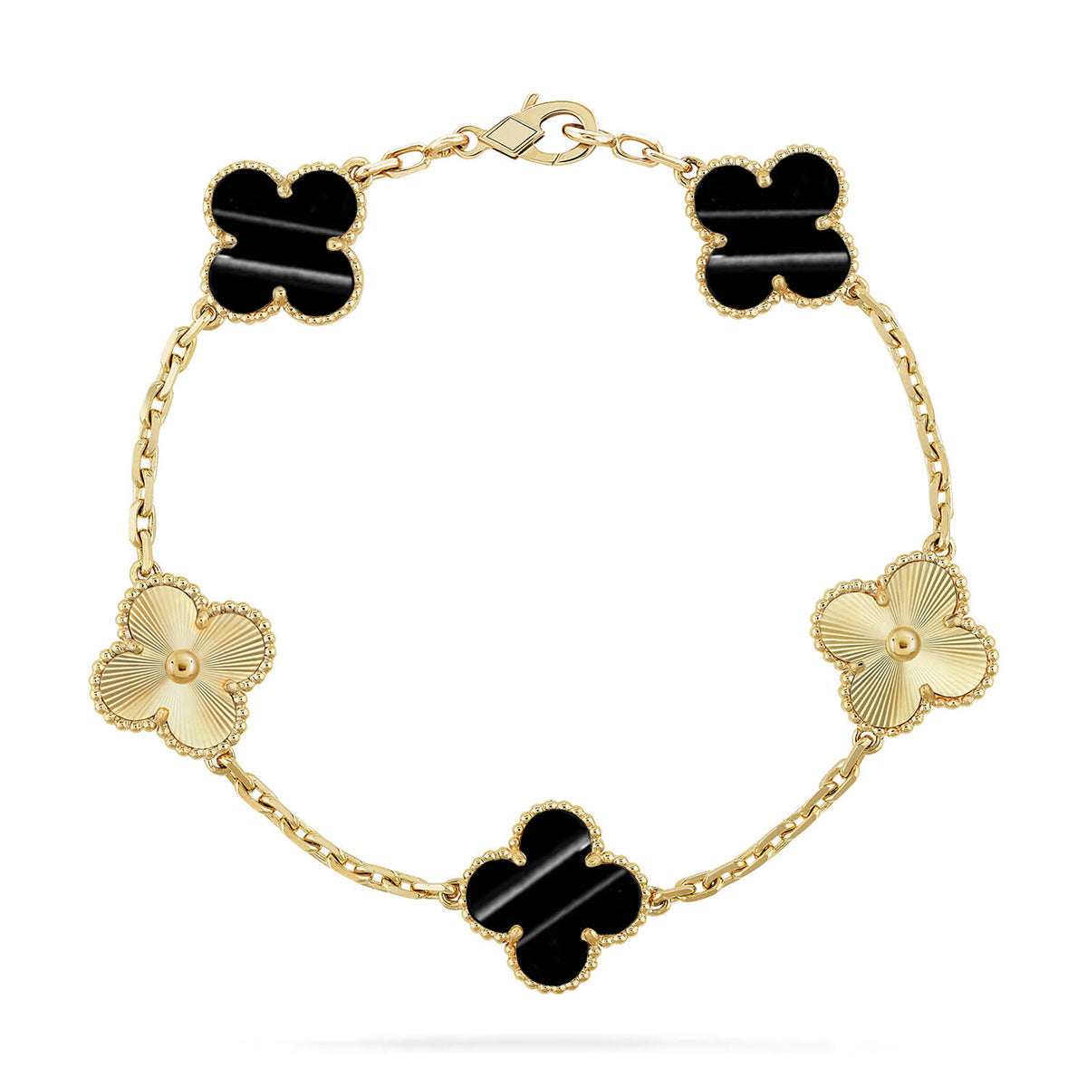 [Marins] CLOVER 5 MOTIF PULSAR STONE BRACELET COLLECTION