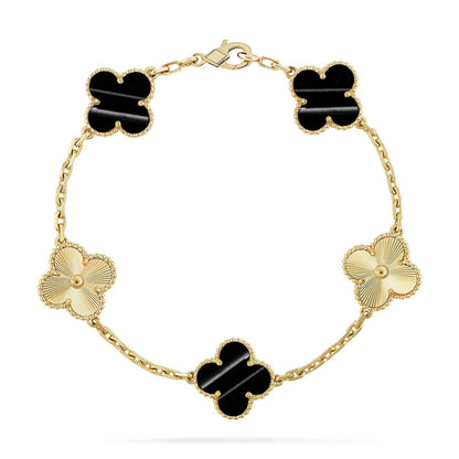 [Marins] CLOVER 5 MOTIF PULSAR STONE BRACELET COLLECTION