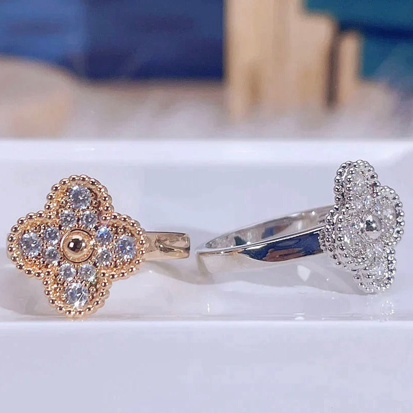 [Marins]CLOVER DIAMOND RING
