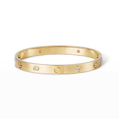 [Marins]LOVE BRACELET 6.1MM 4 DIAMONDS