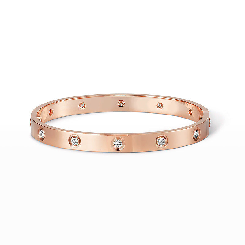 [Marins]LOVE BRACELET 6.1MM 10 DIAMONDS