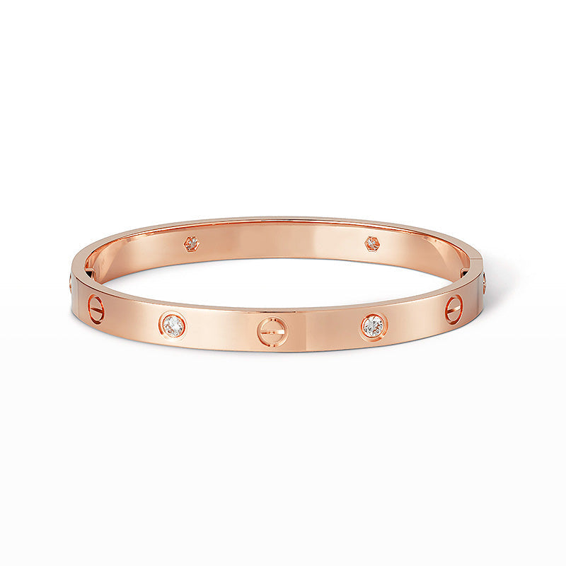 [Marins]LOVE BRACELET 6.1MM 4 DIAMONDS