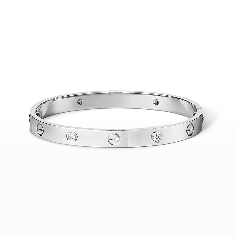 [Marins]LOVE BRACELET 6.1MM 4 DIAMONDS