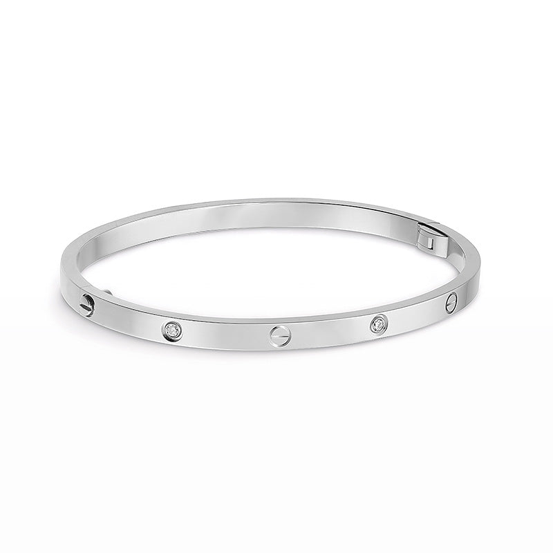 [Marins]LOVE BRACELET 3.65MM 6 DIAMONDS