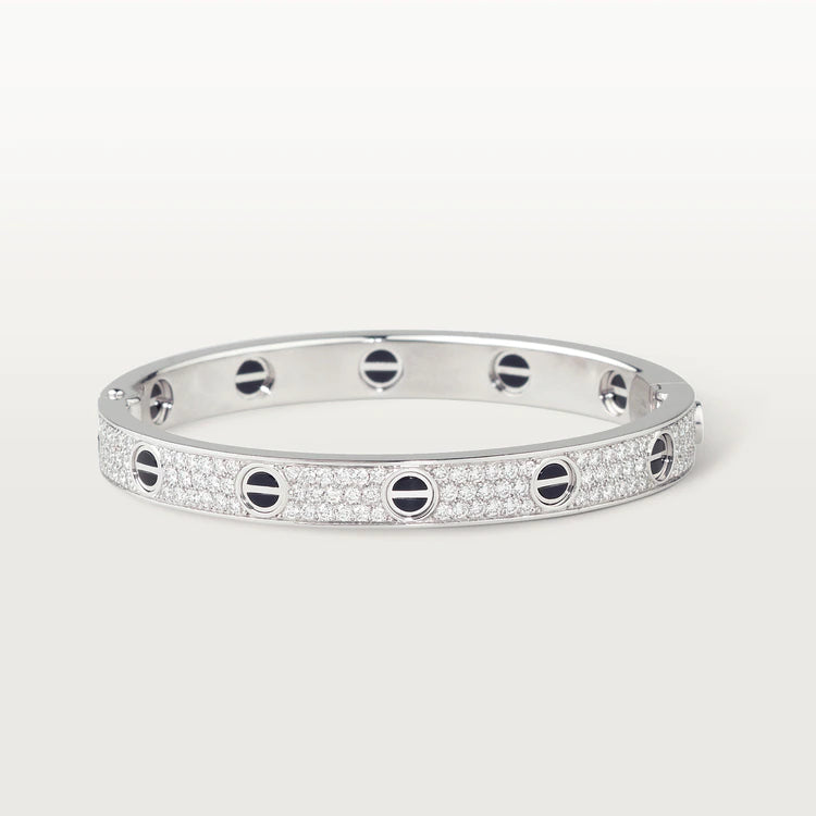 [Marins]LOVE BRACELET 6.1MM DIAMOND-PAVED CERAMIC