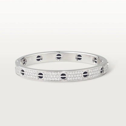 [Marins]LOVE BRACELET 6.1MM DIAMOND-PAVED CERAMIC