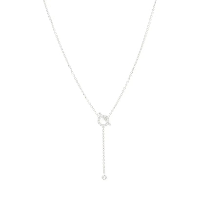 [Marins]FINESSE SILVER DIAMOND NECKLACE
