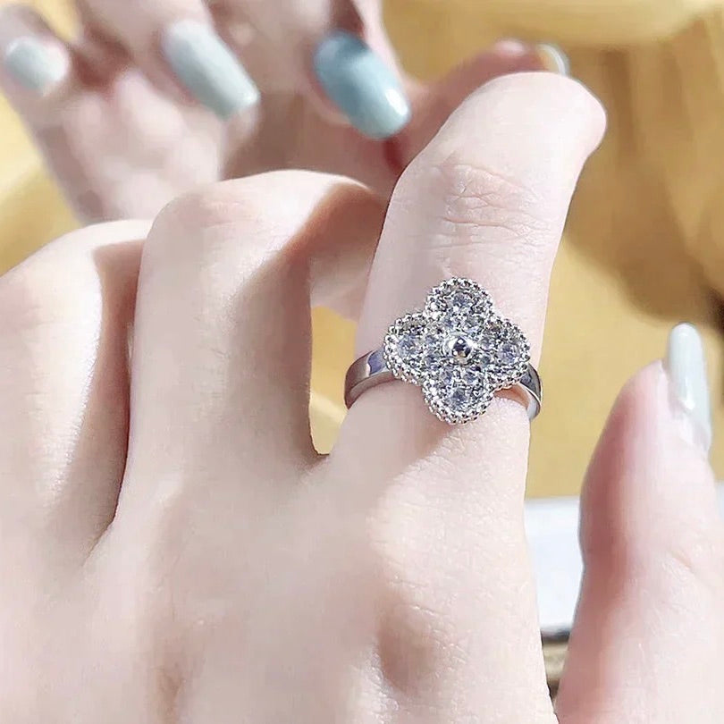 [Marins]CLOVER DIAMOND RING