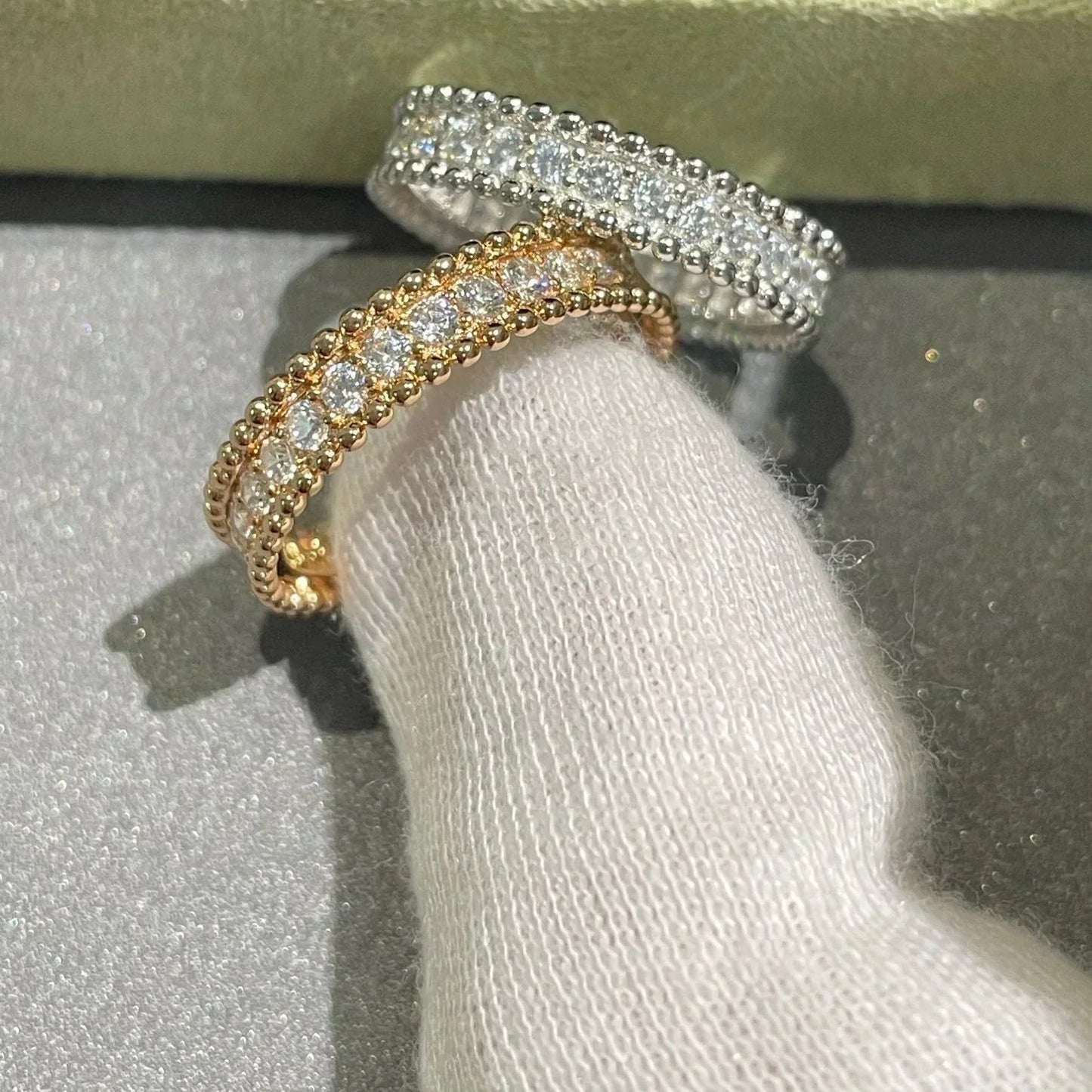 [Marins]PERLEE DIAMOND SILVER RING