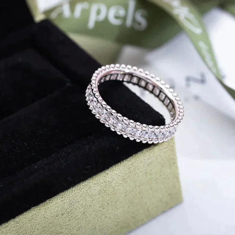 [Marins]PERLEE DIAMOND SILVER RING
