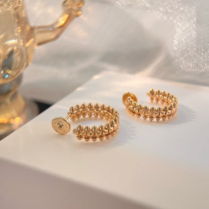 [Marins]CLASH SMALL HOOP EARRINGS