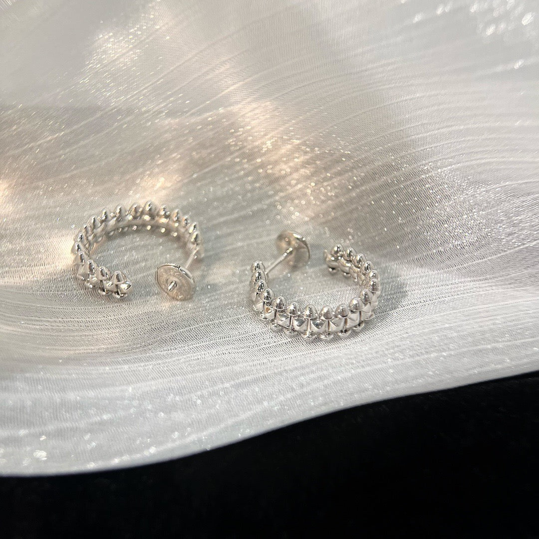 [Marins]CLASH SMALL HOOP EARRINGS