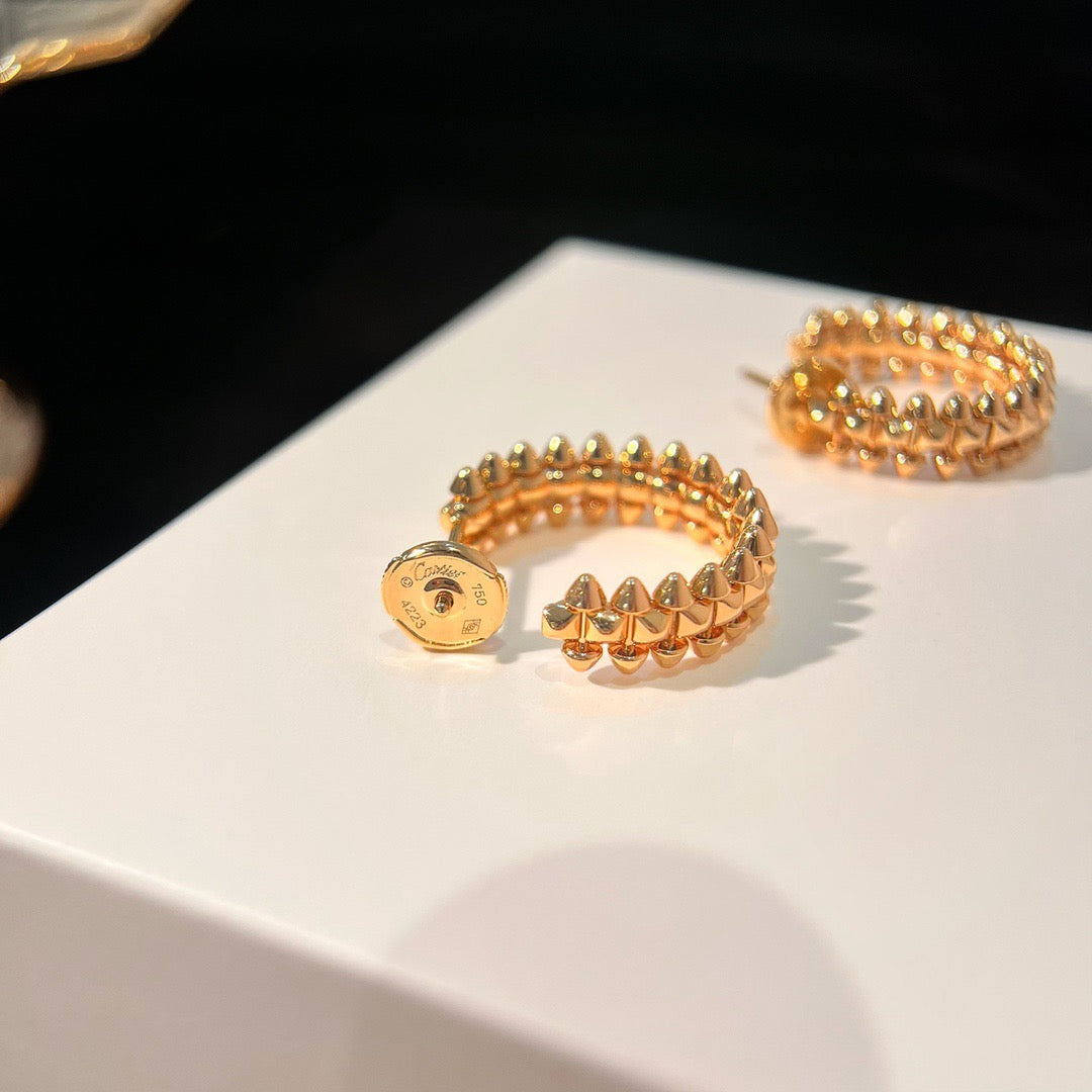 [Marins]CLASH SMALL HOOP EARRINGS
