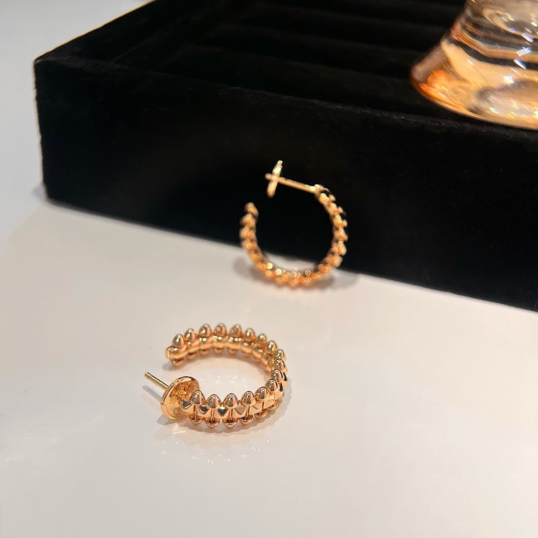 [Marin-Jewelry]CLASH SMALL HOOP EARRINGS