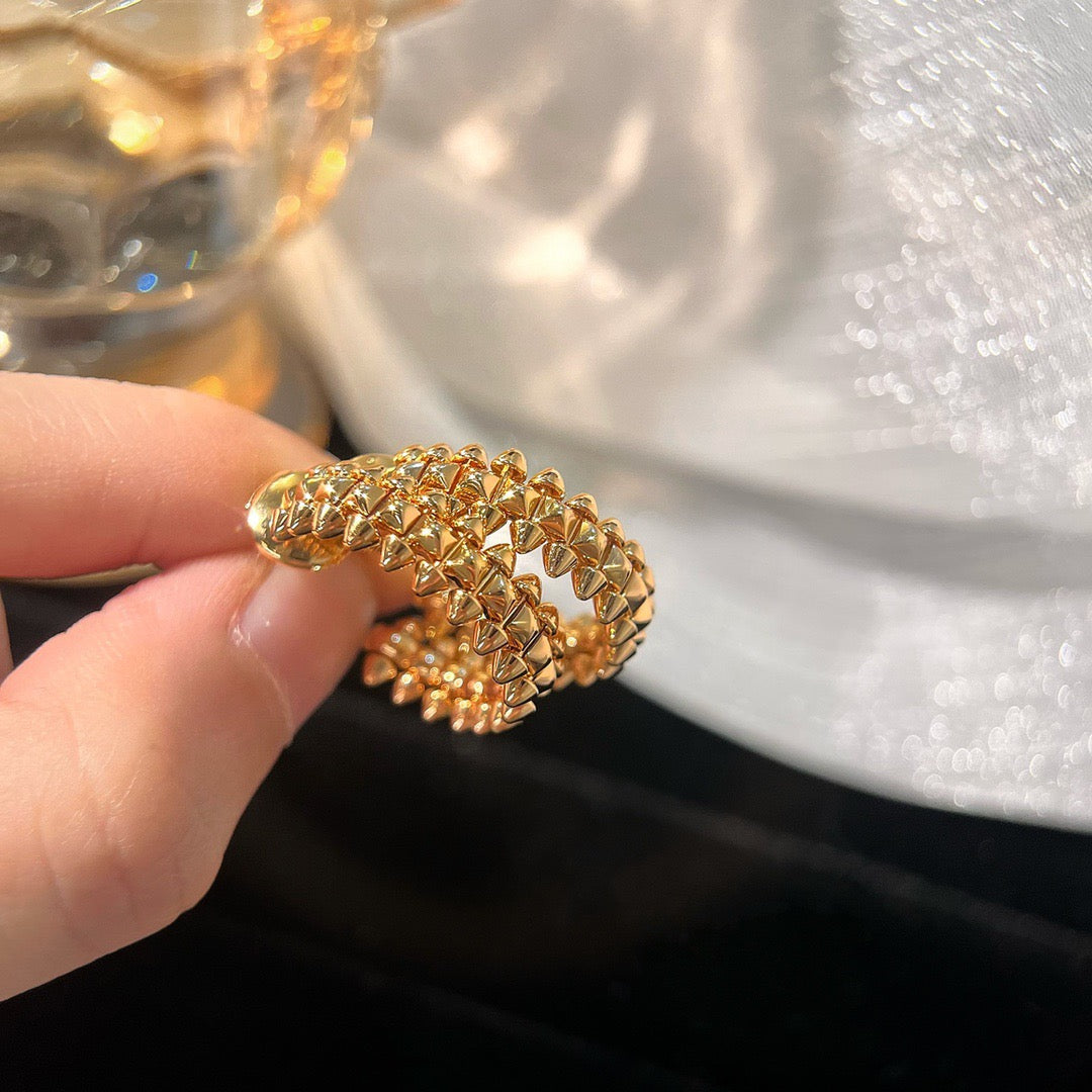 [Marins]CLASH SMALL HOOP EARRINGS