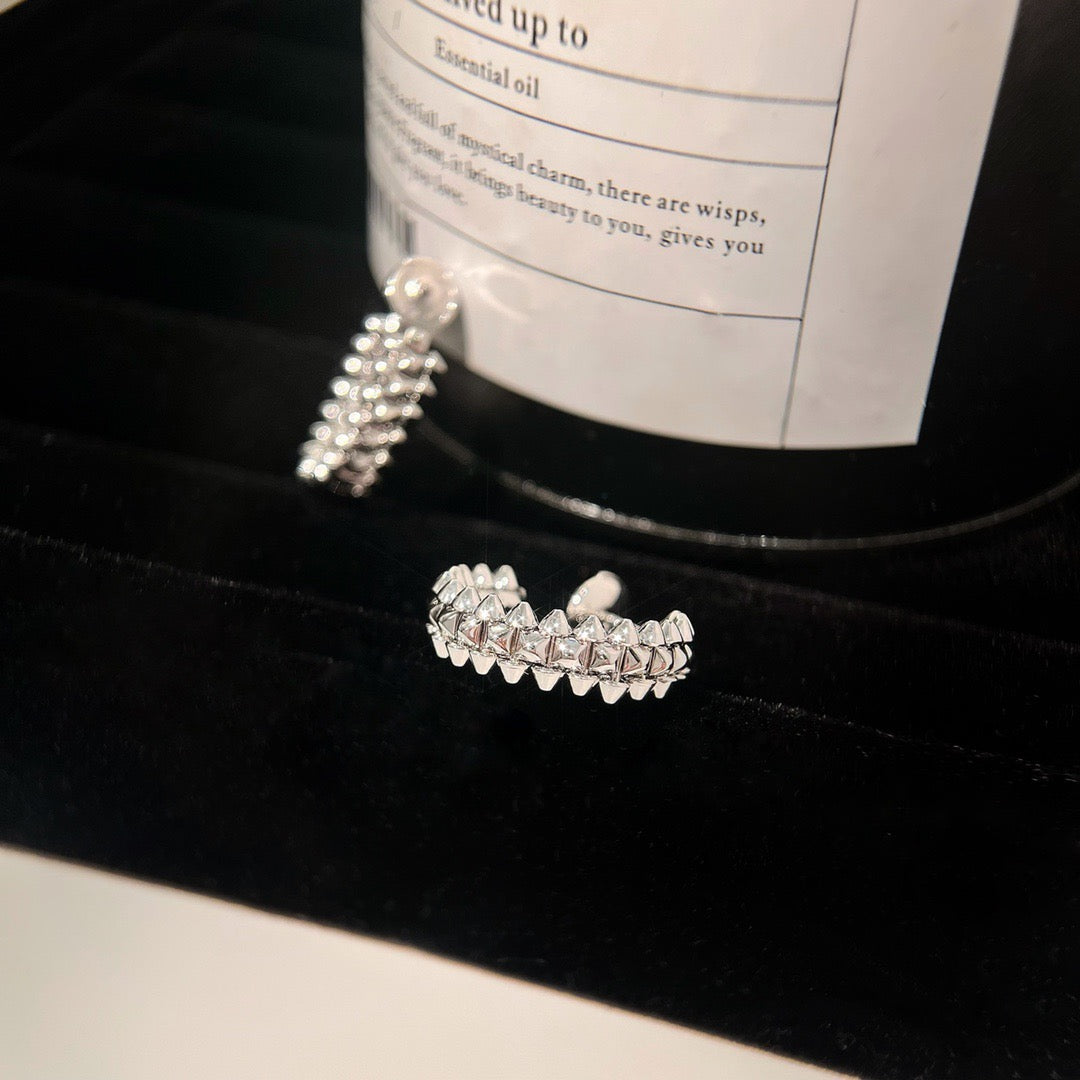 [Marins]CLASH SMALL HOOP EARRINGS