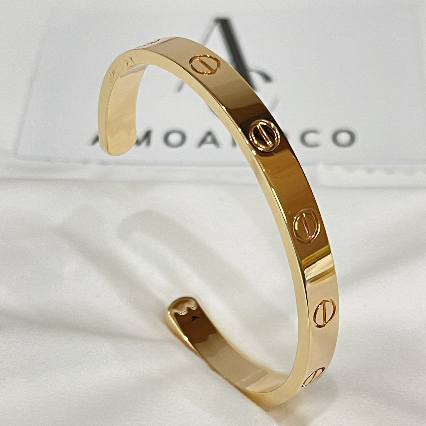 [Marins]LOVE BRACELET 6.1MM OPEN CUFF