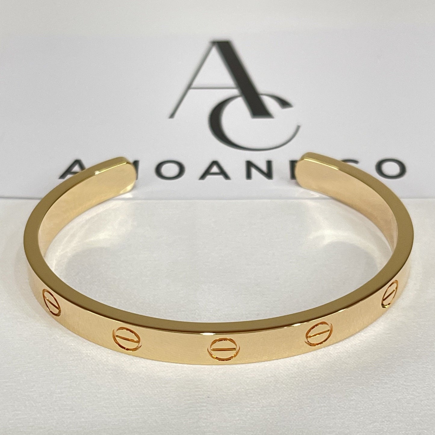 [Marins]LOVE BRACELET 6.1MM OPEN CUFF