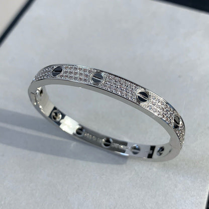 [Marins]LOVE BRACELET 6.1MM DIAMOND-PAVED CERAMIC