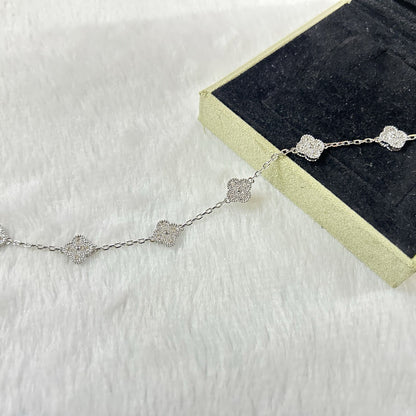 [Marins]CLOVER 6 MOTIF DIAMOND BRACELET