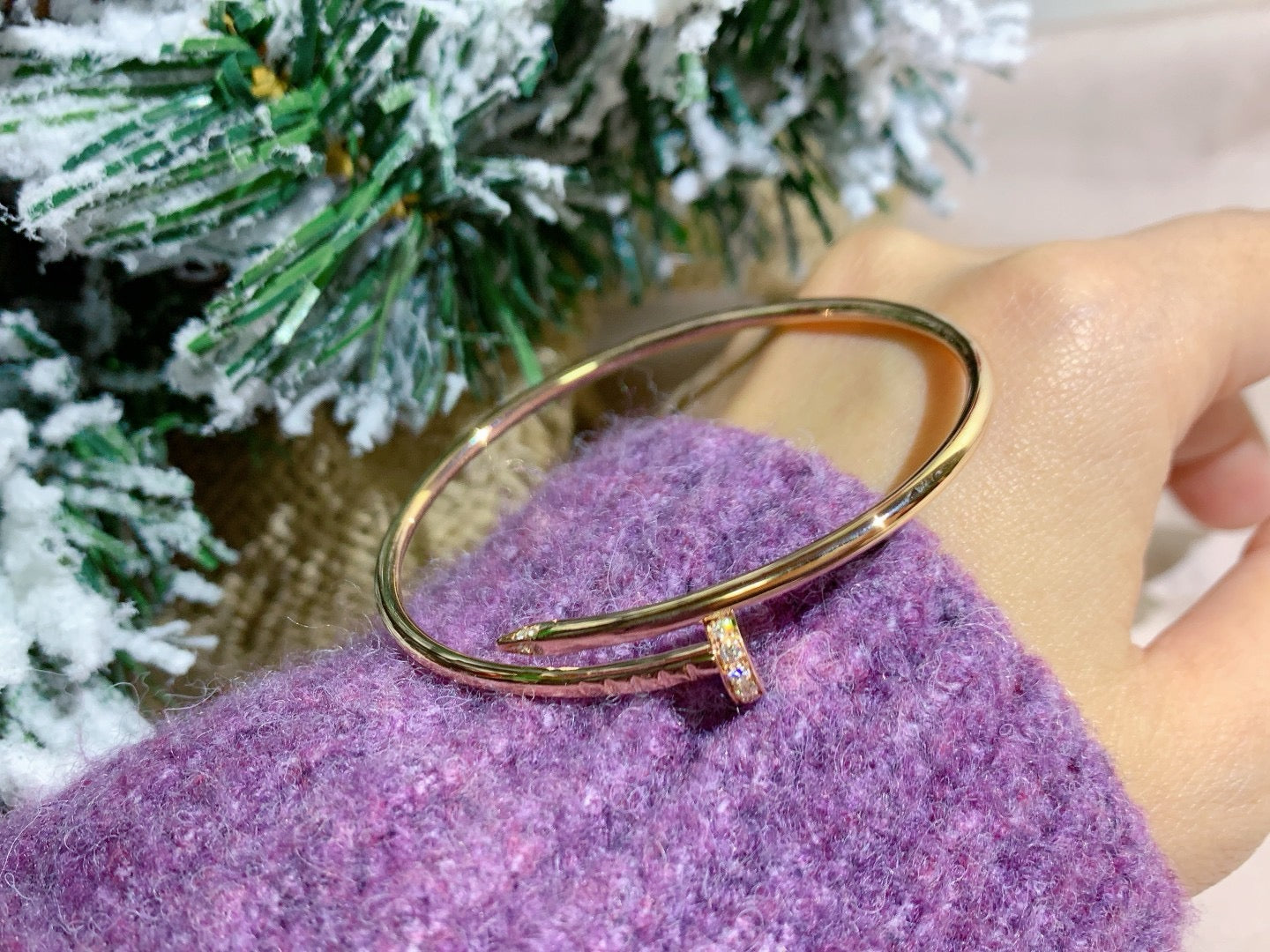 [Marins]JUSTE BRACELET 2.5MM DIAMONDS