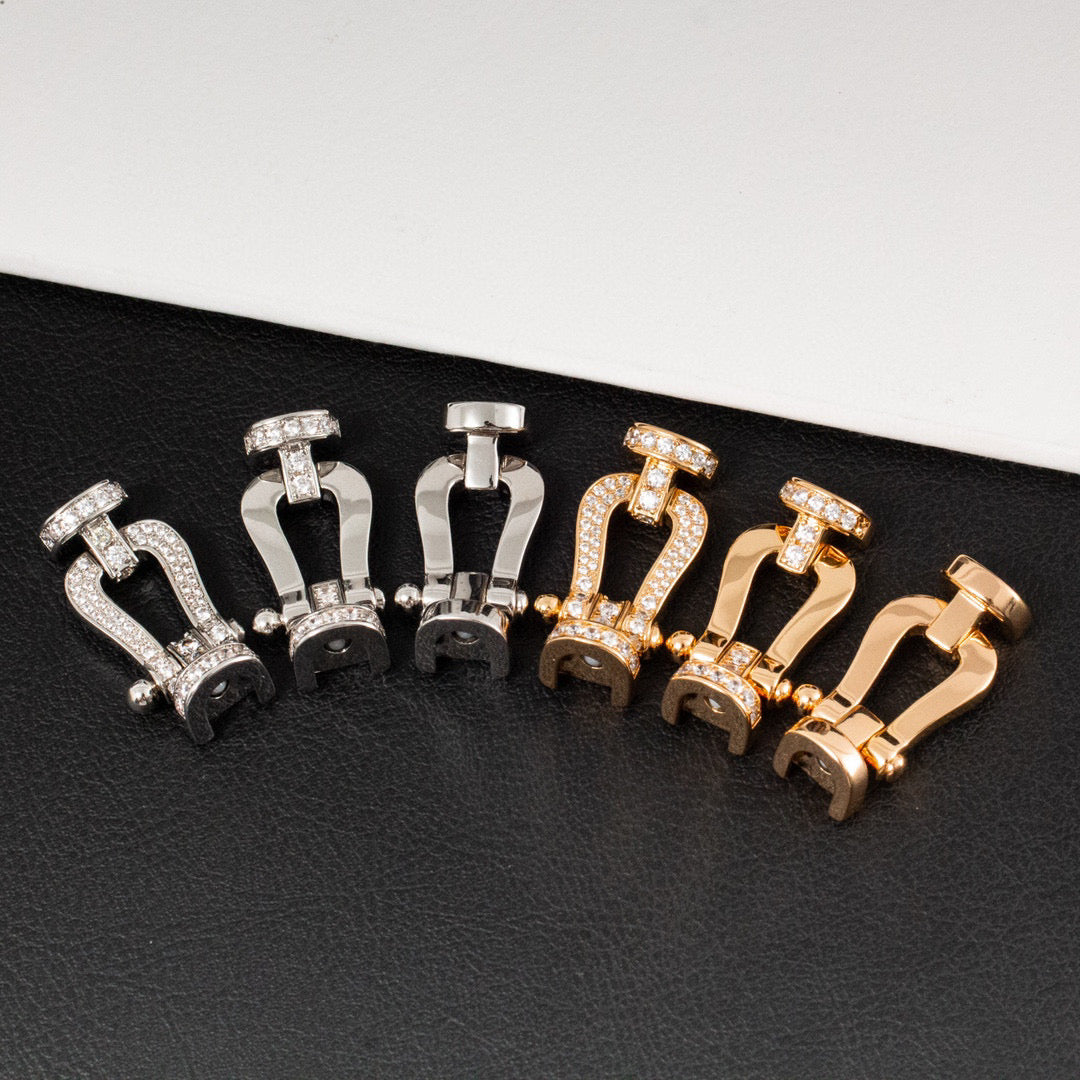 [Marin-Jewelry]FORCE LARGE HORSESHOE NO DIAMOND BRACELET GOLD