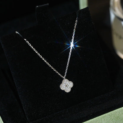[Marins]CLOVER MINI 9.5MM PENDANT DIAMOND NECKLACE