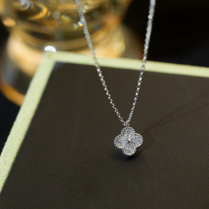 [Marins]CLOVER MINI 9.5MM PENDANT DIAMOND NECKLACE