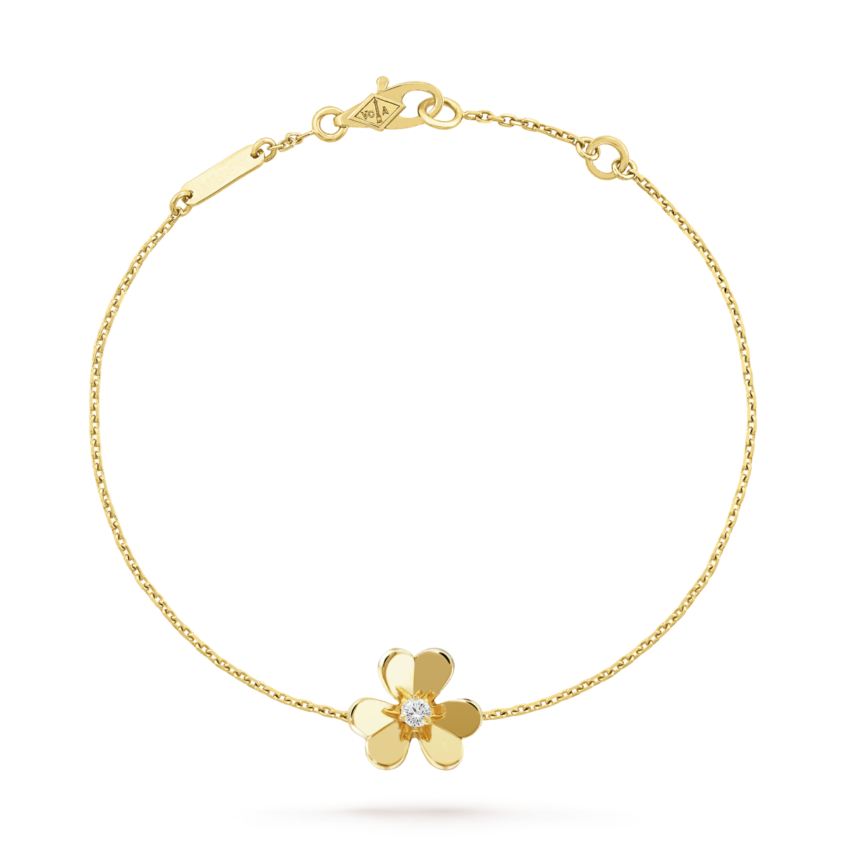 [Marins]FRIVOLE GOLD FLOWER PINK MALACHITE BRACELET