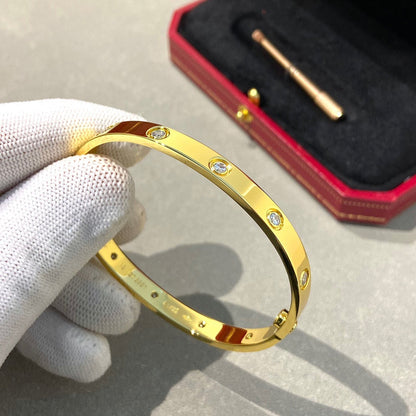 [Marins]LOVE BRACELET 6.1MM 10 DIAMONDS