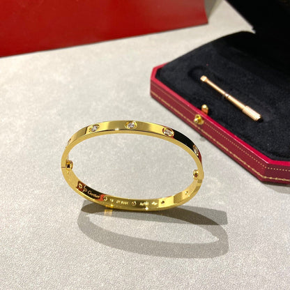 [Marins]LOVE BRACELET 6.1MM 10 DIAMONDS