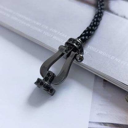 [Marins]FORCE LARGE SERIES HORSESHOE BLACK SAMURAI BRACELET