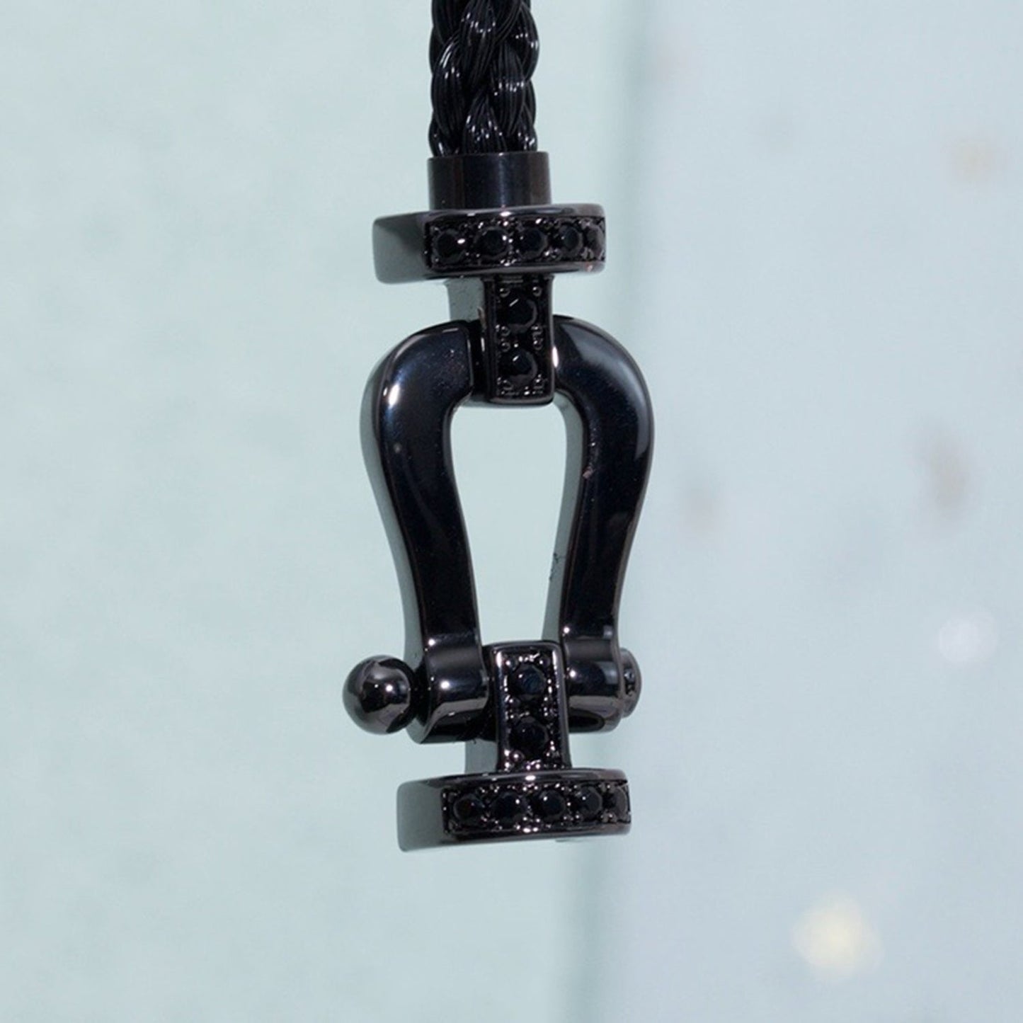 [Marins]FORCE LARGE SERIES HORSESHOE BLACK SAMURAI BRACELET