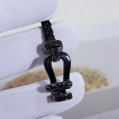 [Marins]FORCE LARGE SERIES HORSESHOE BLACK SAMURAI BRACELET