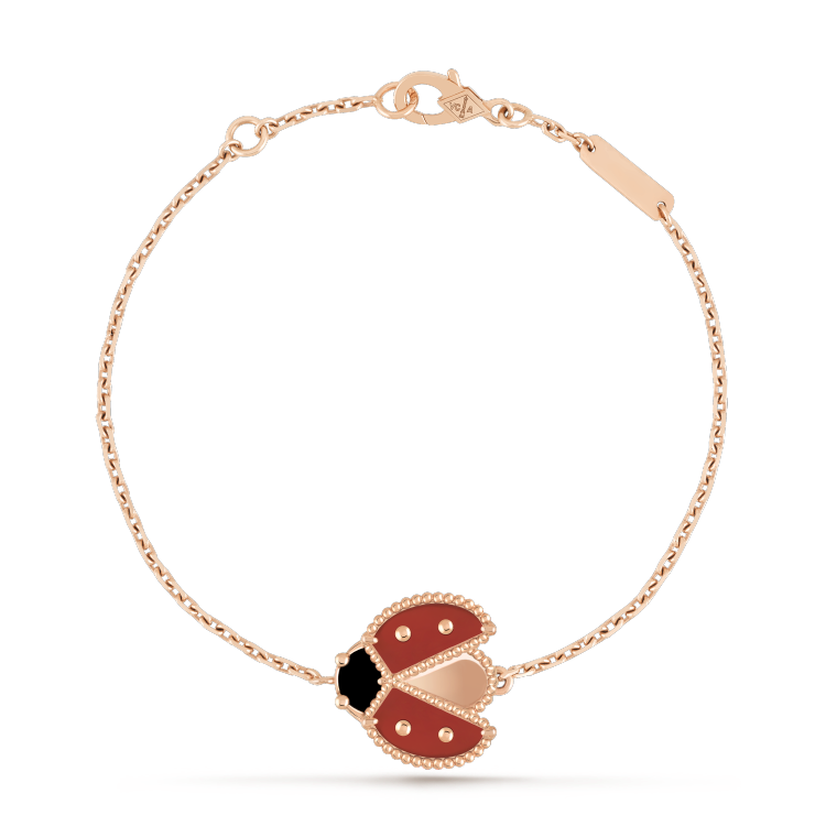 [Marins]LUCKY SPRING 1 MOTIF PINK GOLD BRACELET